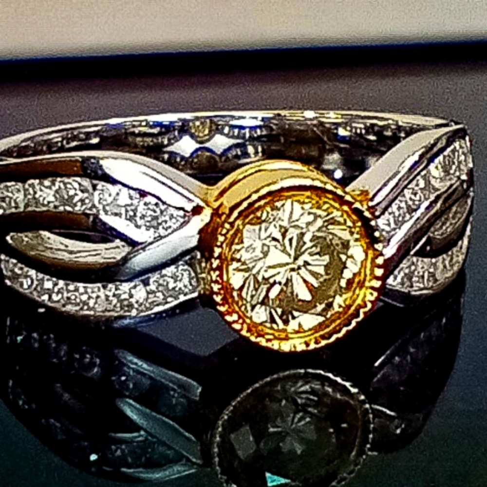 1 carat diamond engagement ring  new